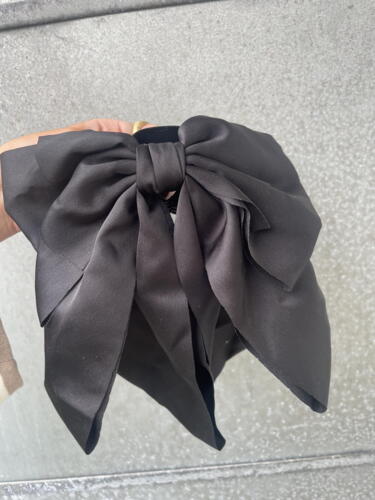 Satin Bow Hair Clip - Giant