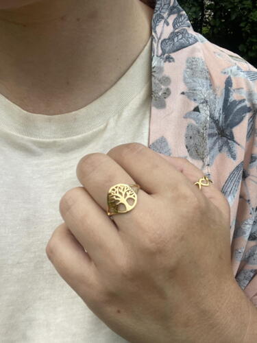 Tree of Life Coin Ring