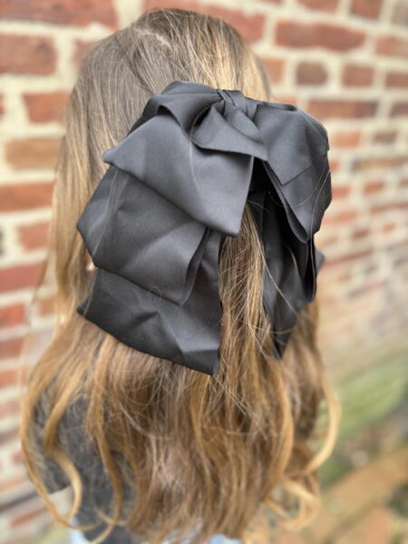 Satin Bow Hair Clip - Giant