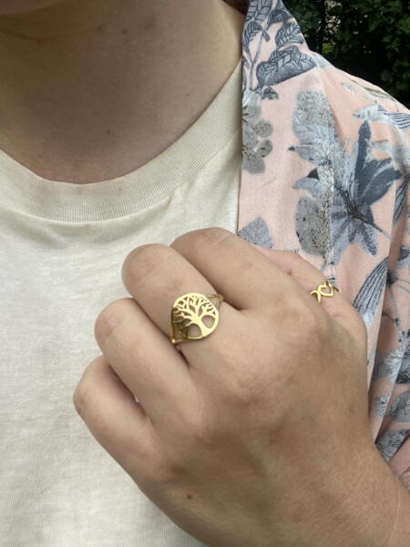 Tree of Life Coin Ring