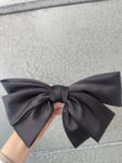 Satin Bow Hair Clip - Small