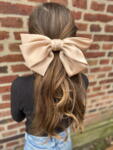 Satin Bow Hair Clip - Small