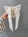 Satin Bow Hair Clip - Long