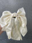 Satin Bow Hair Clip - Giant