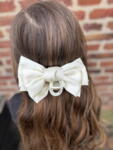 Satin Bow Hair Clip
