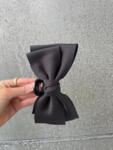 Satin Bow Hair Clip - Large