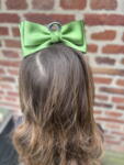 Satin Bow Hair Clip - Large